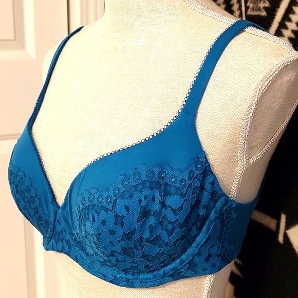 💎EUC Victoria's Secret Body by Victoria Lined Demi Convertible T-Shirt Soft, 34 - Picture 4 of 14